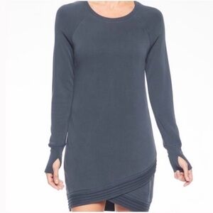 Athleta Navy Serenity Criss Cross Dress Size Small